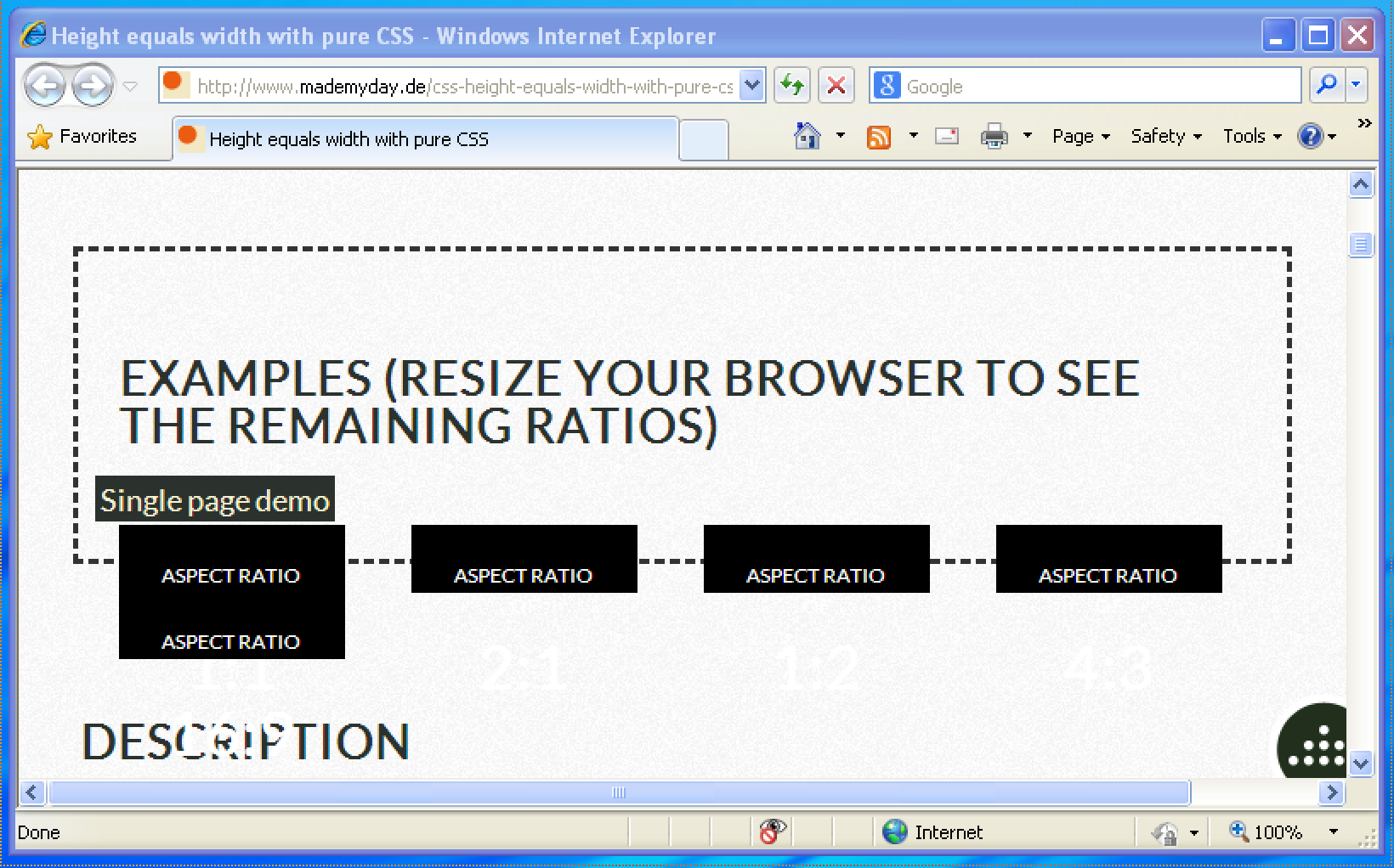 Modern Tricks Look Awesome in IE8